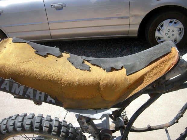Salvageable saddle? I think not.