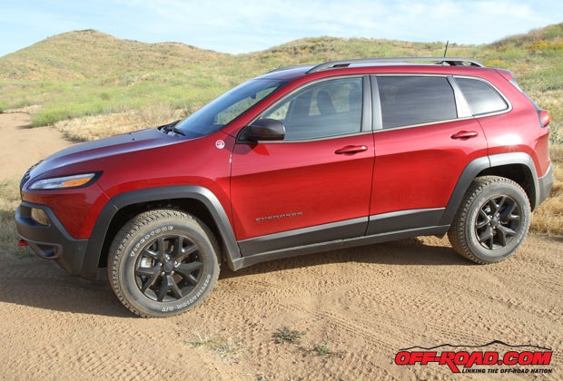 The Cherokee is a mid-size SUV on the outside but feels spacious on the inside.