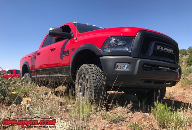 We gladly hopped behind the wheel of one of the seven Ram Power Wagons in attendance.