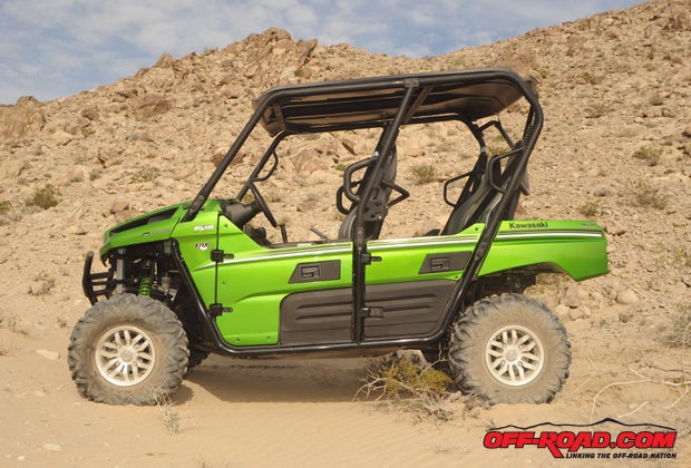 The Teryx4 may be designed for play, but it still can work with a 1,300-pound tow rating and a 249-pound cargo capacity in the bed.