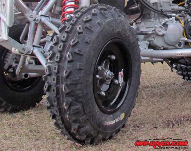 Goldspeed's SX footprint is one of the most common tread patterns on the market for sport ATVs.