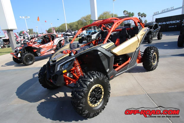 Can-Am is raising the bar in the UTV market with their new Maverick X3 lineup.  They came out big to the show and showcased the Maverick X3 X rs TurboR.  Its a beast out of the box!