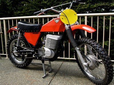The very first 501 Maico came out in 1971 and it opened quite a few eyes. There was no common sense for this bike to even exist, but I had to have one. At that time, it was the biggest two-stroke around. It had a bunch of low-end and midrange torque, but in actuality the 400 would pull it slightly through the gears. I was lucky enough to have Adolph Weil work on my 501 and add about 15 hp to it. With this bike, I was able to pull off a number of desert race wins though no skill. It was just hang on, goose the throttle and pass everyone up. Thats how good the bike was.