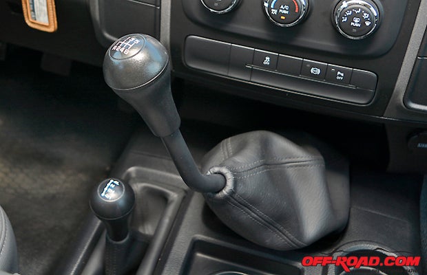 The manual transmission on our Tradesman 2500 was easy to operate, and it reminded us just how enjoyable a stick shift can be in a truck application.