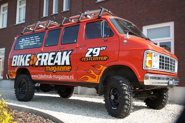 Heres a fine example of a Dodge Van 4x4 Conversion.