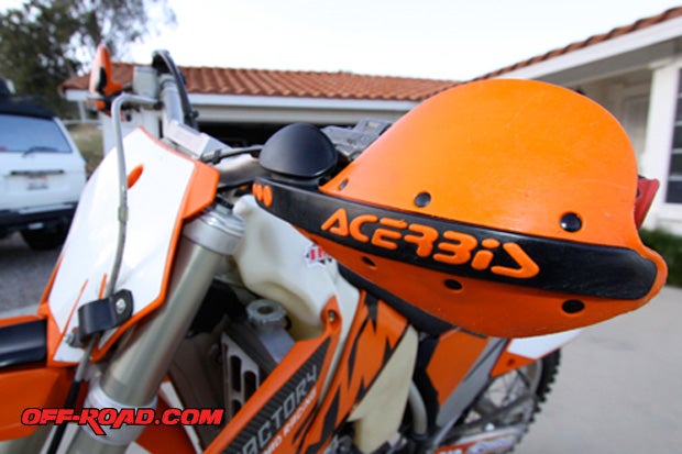 Acerbis is known for their quality plastic parts and accessories for dirt bike motorcycles.  Their protective hand guards and bark busters are one of the best out there. Easy to install, light and a great piece to have on the trail.