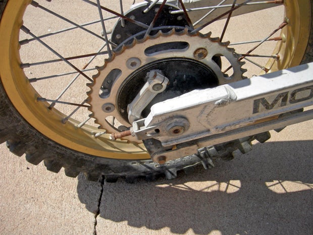 Before you remove the rear wheel, it would be a good idea to take notes or photos of where all the spacers and plates are. Trying to figure out where everything goes as a later date can be a real problem.
