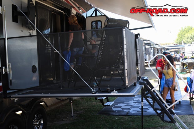 Enclosed trailers and toyhaulers have been a big part of the duning lifestyle. They offer a safe shelter when camping and a great way to transport and store your sand toys. Todays toyhauler manufacturers keep innovating with new features like back and side decks for entertaining a party.