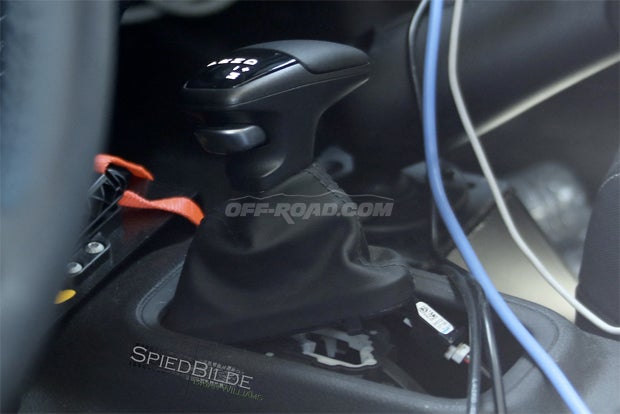 This 8-speed shifter was spotted testing in a next-gen Wrangler recently.