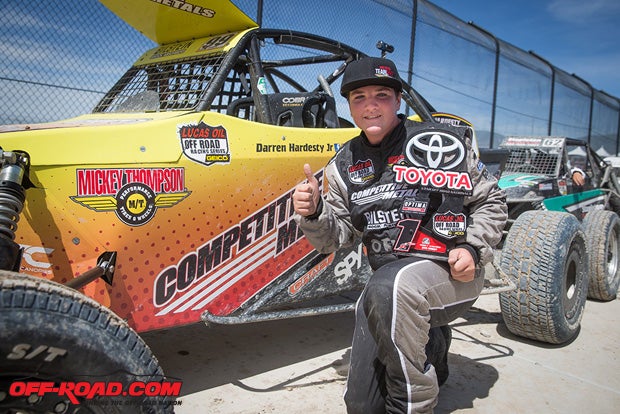 Darren Hardesty Jr. earned his first career Pro Buggy victory at Round 7. 