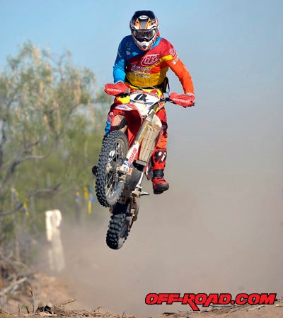 Making his first appearance with the JCR Honda team, David Kamo and Colton Udall finished second at the 2011 Tecate SCORE Baja 500. 
