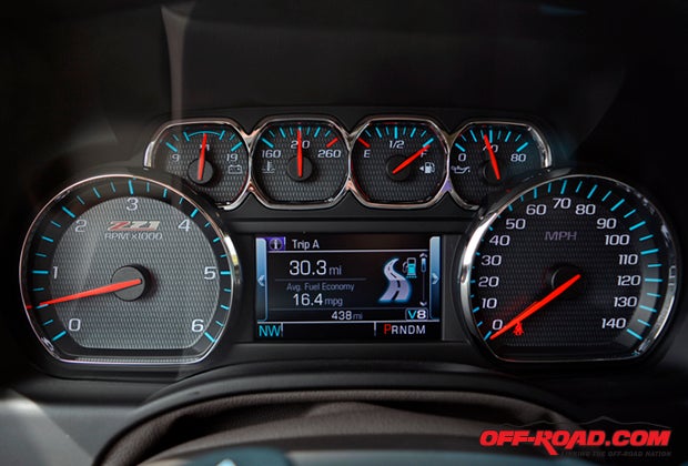 A new instrumentation panel provides the driver with a 4-inch LED screen to display vehicle diagnostics and infotainment information. 