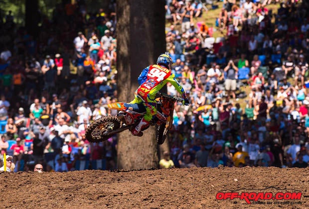 Ken Roczen earned the final podium spot at Washougal to maintain the points lead. 