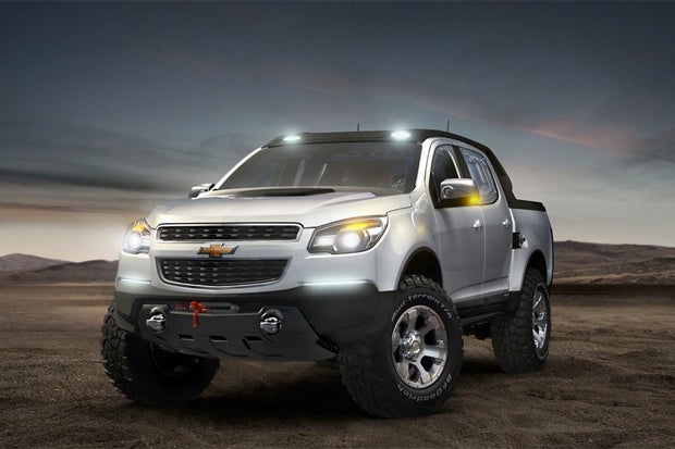 If Chevrolet produces an aggressive off-road Colorado, will it be based on its Colorado Rally Concept (shown)?