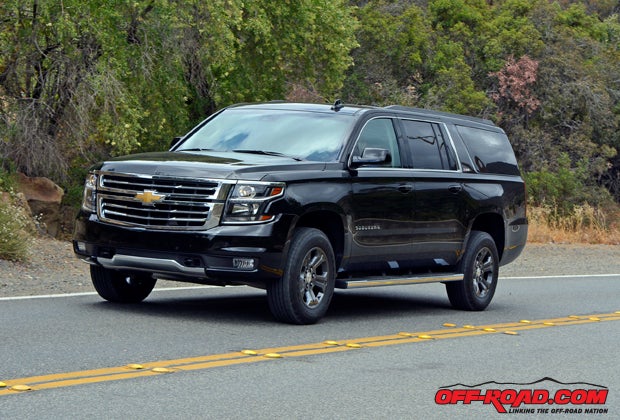 In spite of its size, the Suburban doesnt feel laborious on windy highway roads or when navigating tight parking lots. 