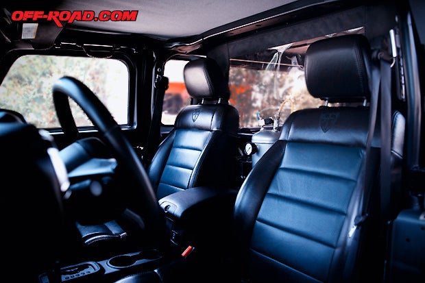 The interior gets special attenion in the VWerks JK-8 as well. (Photo compliments of VWerks)